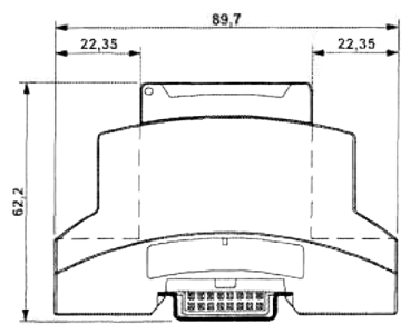 Maßzeichnung Module