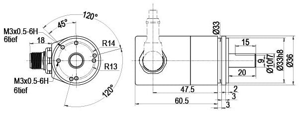 MDG 36 J Stecker Radial