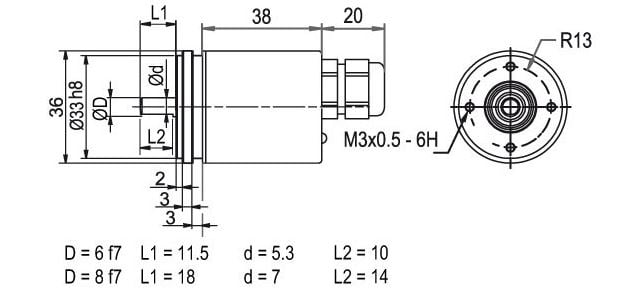 MDG 36 A Kabel Axial