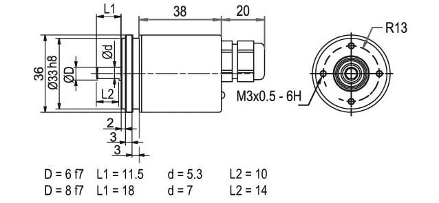 MDG 36 A Kabel Axial MDG 36 A Kabel Axial