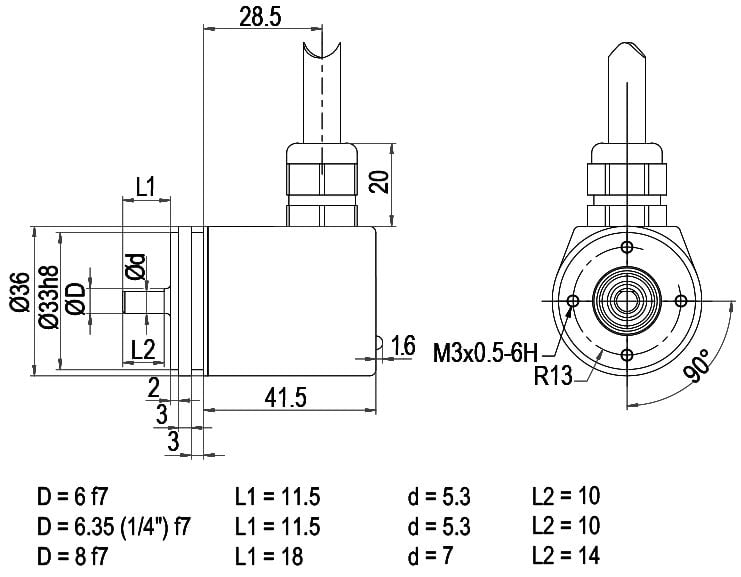 MDG 36 A Kabel Radial MDG 36 A Kabel Radial