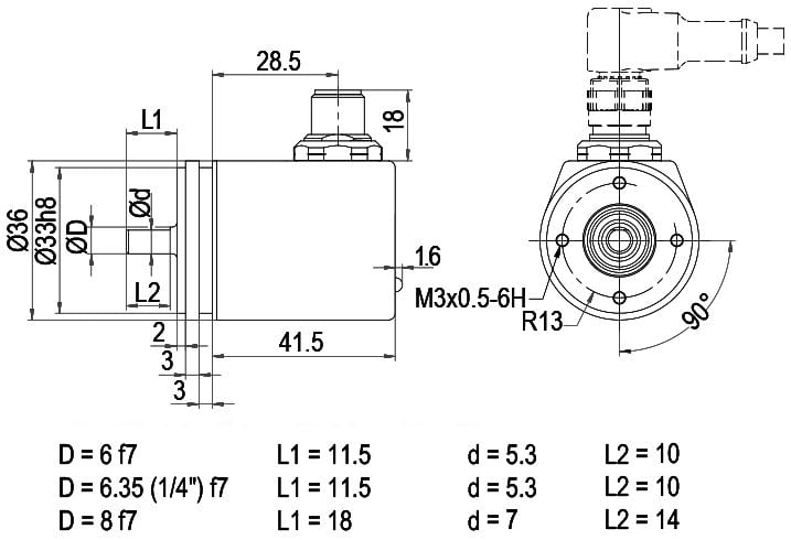 MDG 36 A Stecker Radial